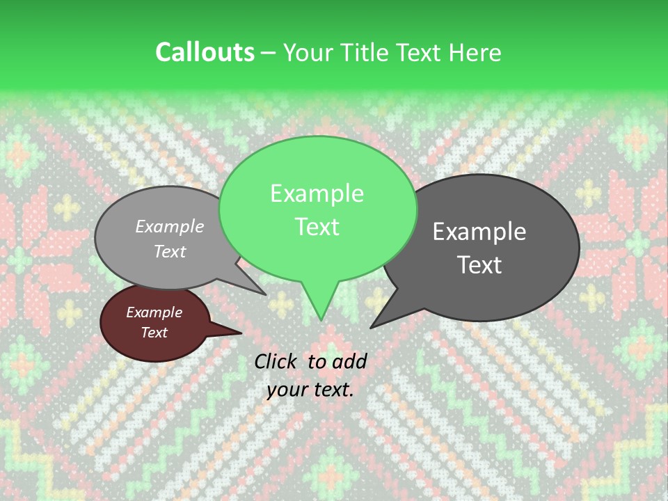 Creativity Shape Handicraft PowerPoint Template