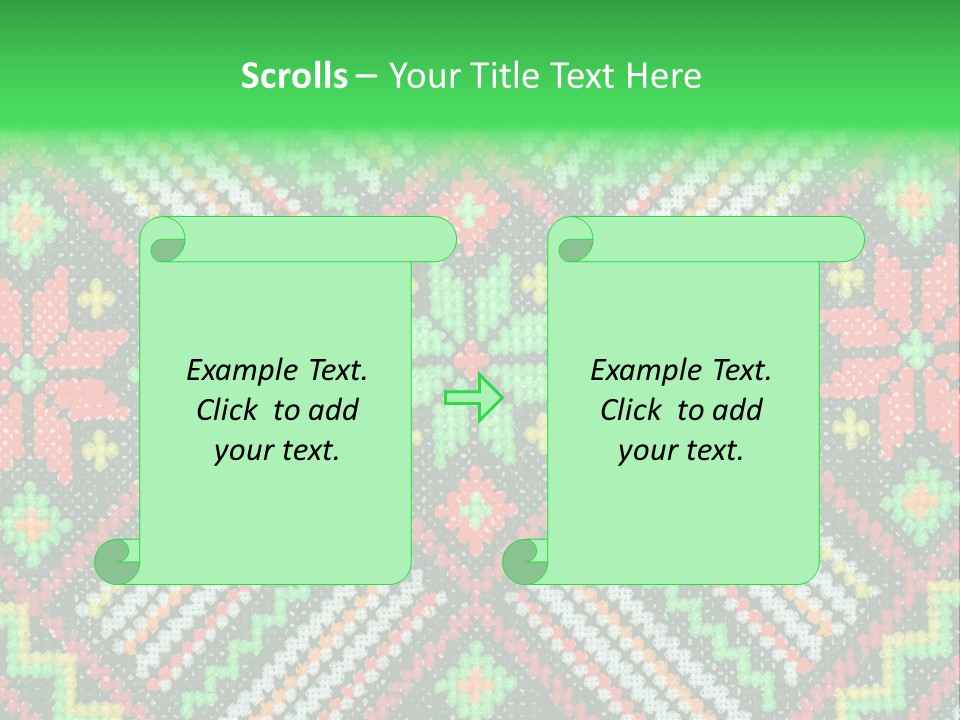 Creativity Shape Handicraft PowerPoint Template