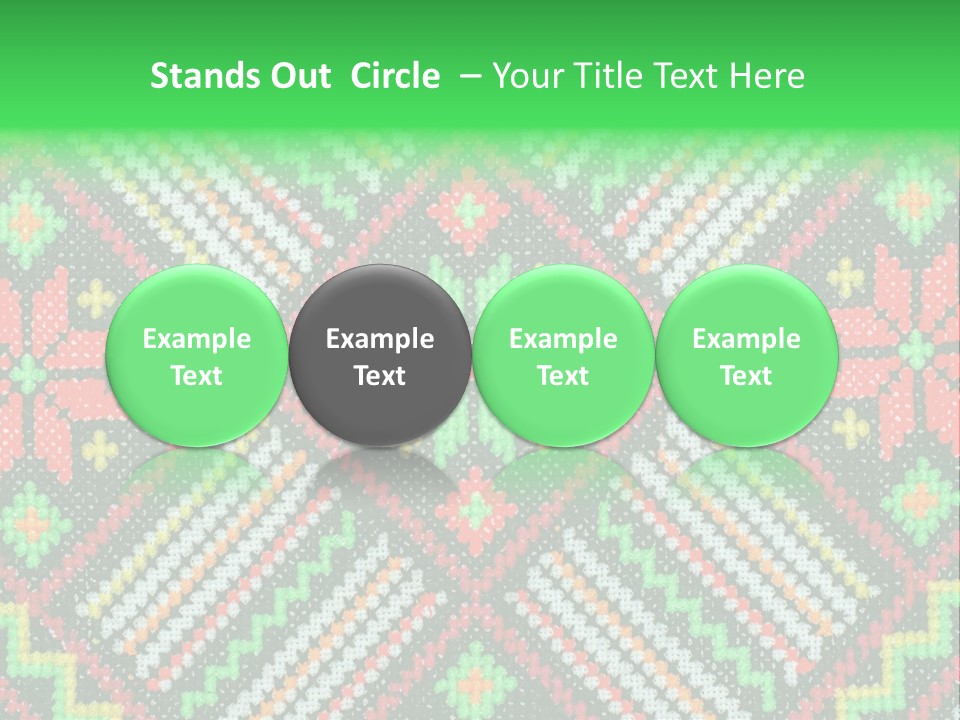 Creativity Shape Handicraft PowerPoint Template