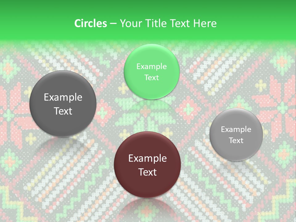 Creativity Shape Handicraft PowerPoint Template