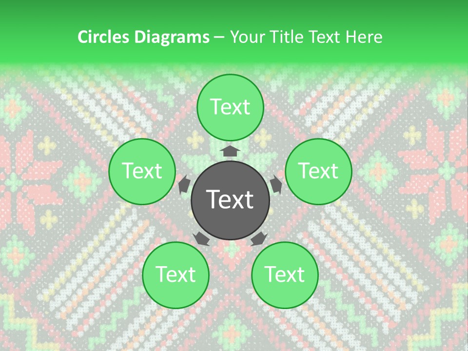 Creativity Shape Handicraft PowerPoint Template