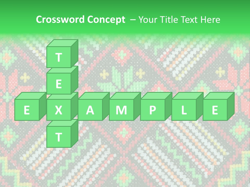 Creativity Shape Handicraft PowerPoint Template