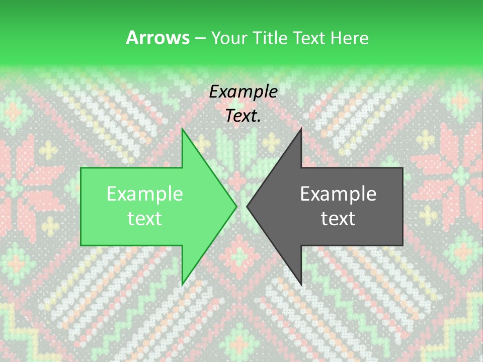 Creativity Shape Handicraft PowerPoint Template