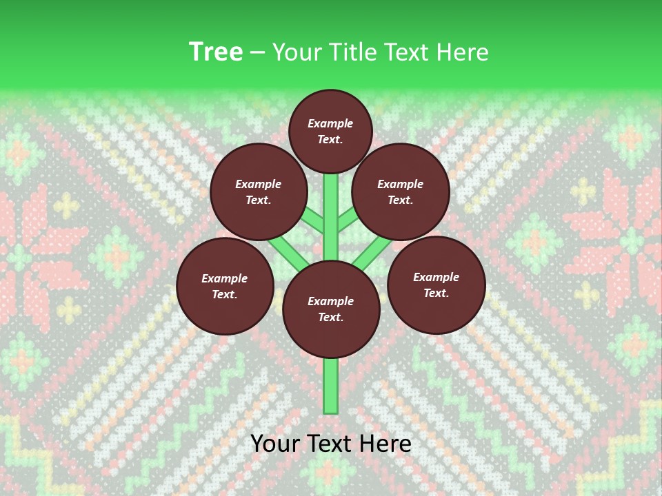 Creativity Shape Handicraft PowerPoint Template