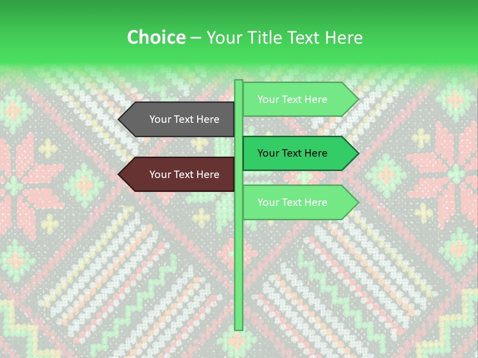 Creativity Shape Handicraft PowerPoint Template