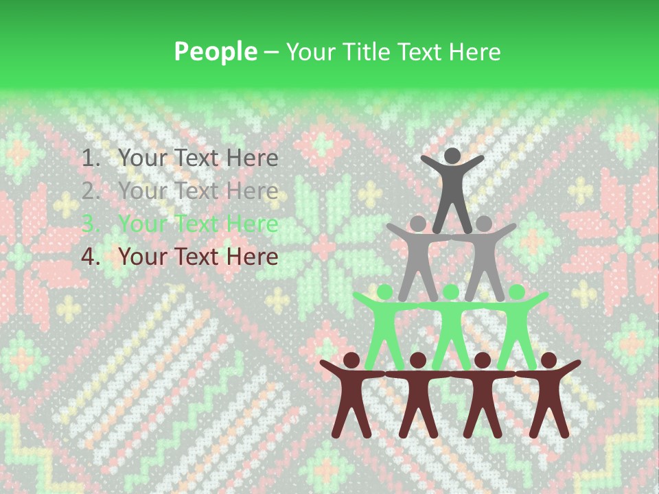 Creativity Shape Handicraft PowerPoint Template