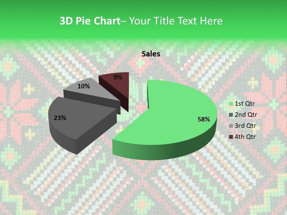 Creativity Shape Handicraft PowerPoint Template