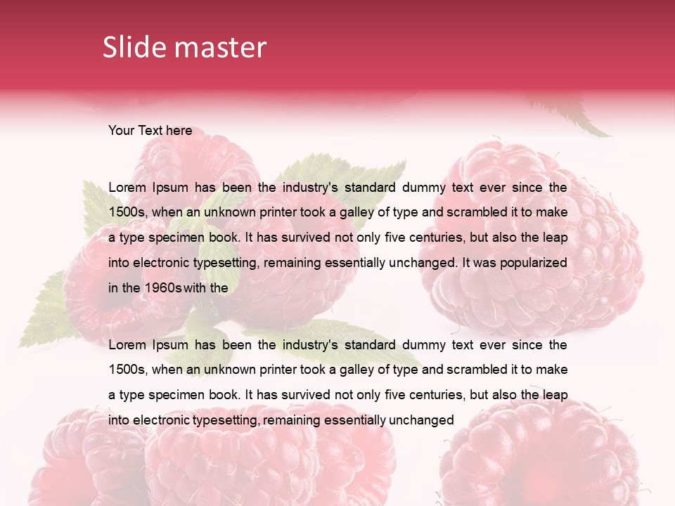 Garden Food Health PowerPoint Template