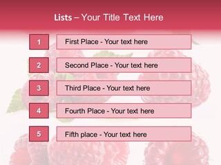 Garden Food Health PowerPoint Template