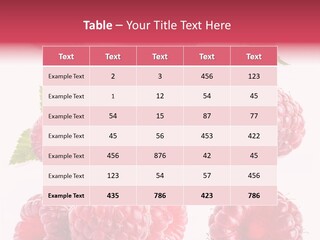Garden Food Health PowerPoint Template