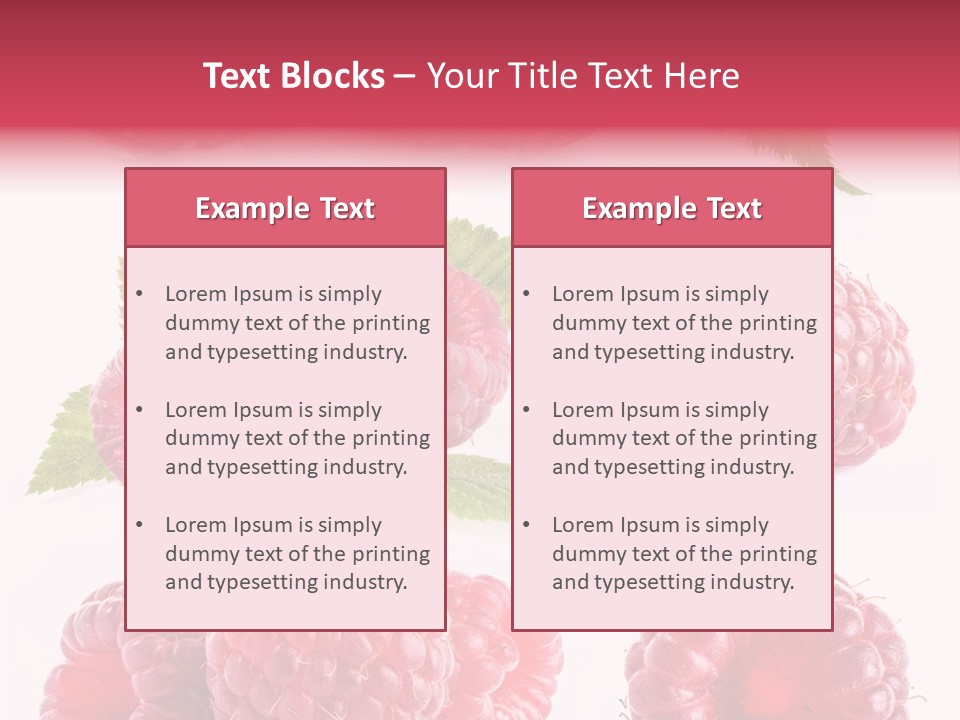 Garden Food Health PowerPoint Template