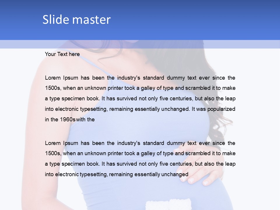 Shoes Holding Cute PowerPoint Template