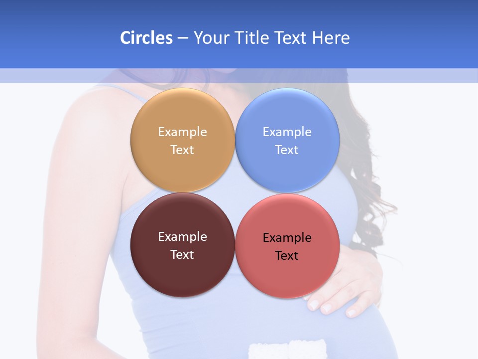 Shoes Holding Cute PowerPoint Template