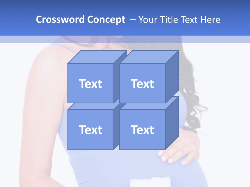 Shoes Holding Cute PowerPoint Template