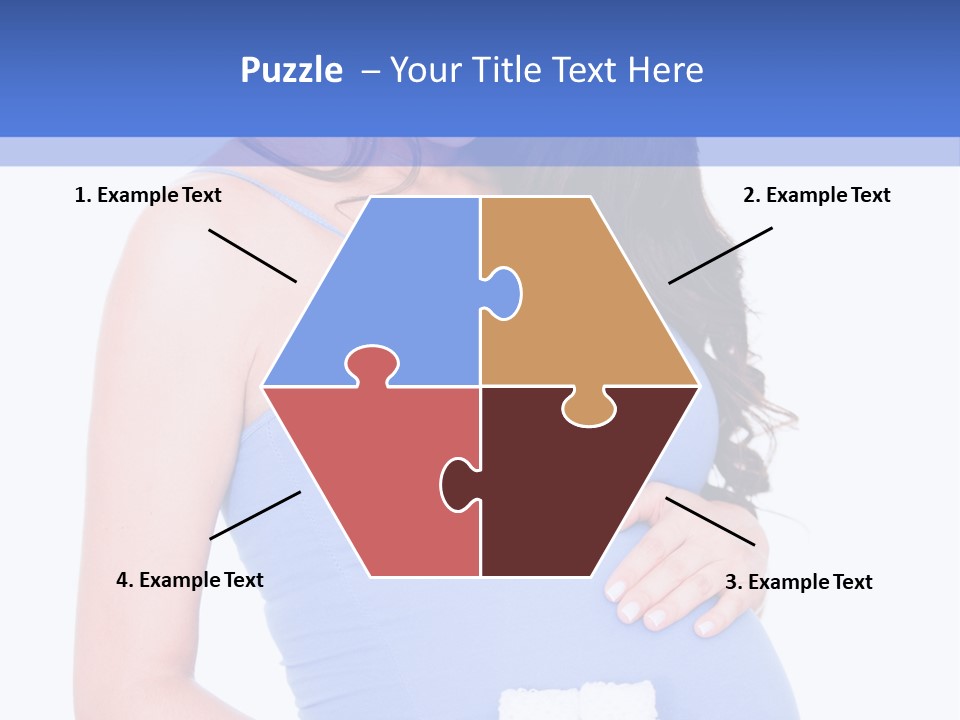 Shoes Holding Cute PowerPoint Template