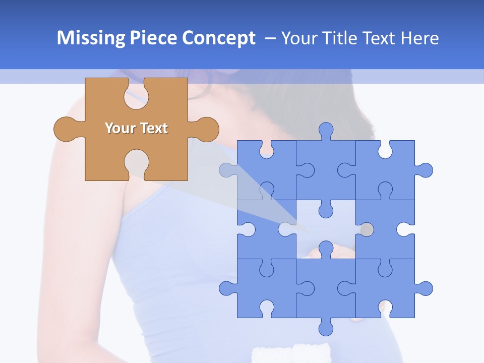 Shoes Holding Cute PowerPoint Template