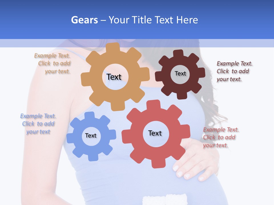 Shoes Holding Cute PowerPoint Template