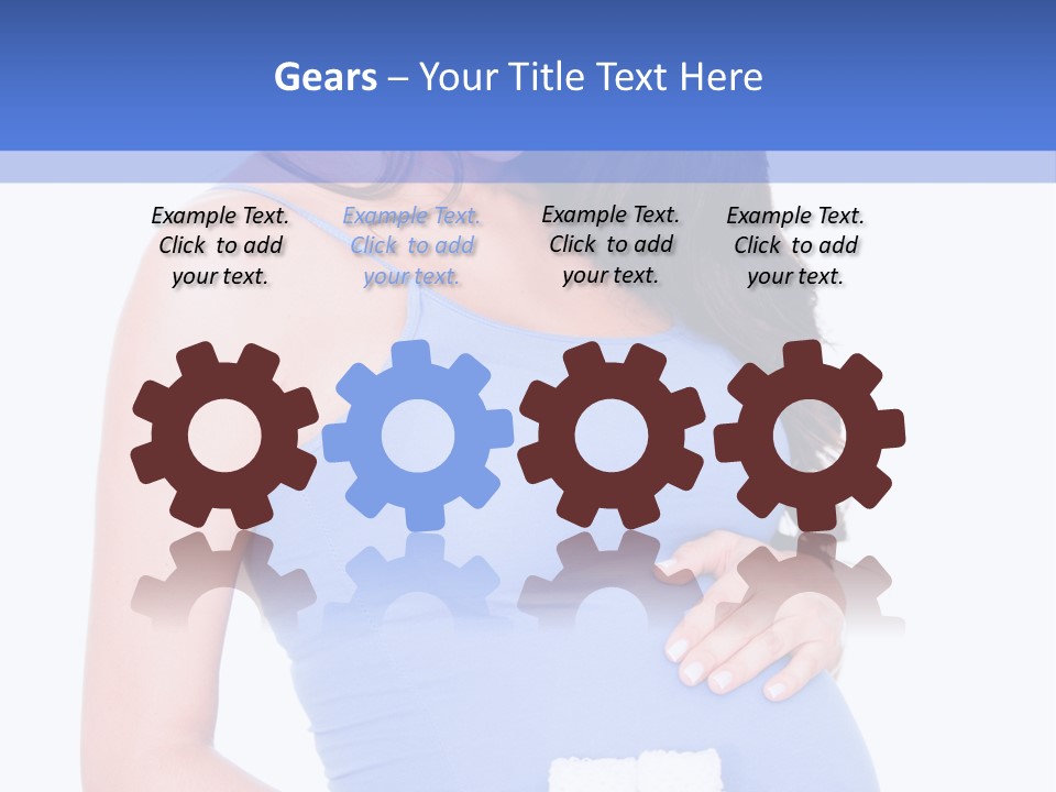 Shoes Holding Cute PowerPoint Template