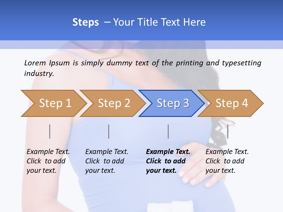 Shoes Holding Cute PowerPoint Template