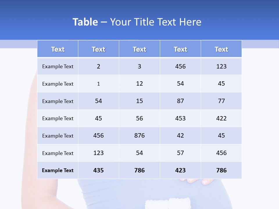 Shoes Holding Cute PowerPoint Template