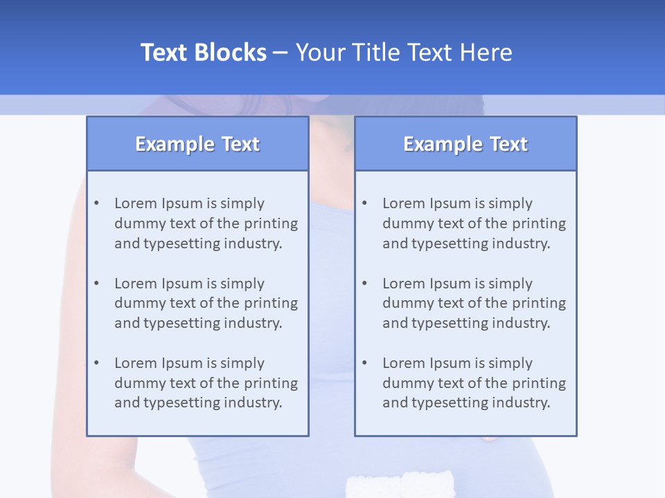 Shoes Holding Cute PowerPoint Template