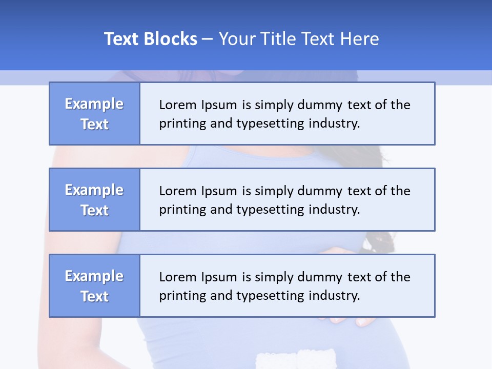 Shoes Holding Cute PowerPoint Template