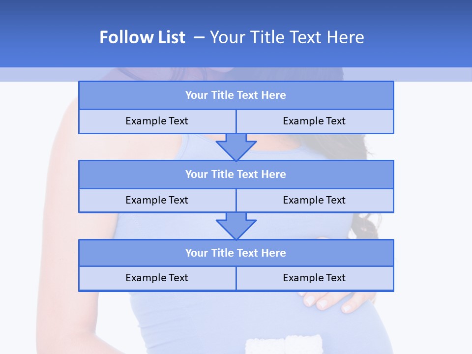 Shoes Holding Cute PowerPoint Template