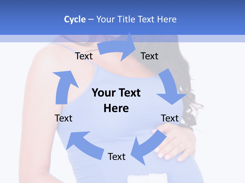 Shoes Holding Cute PowerPoint Template