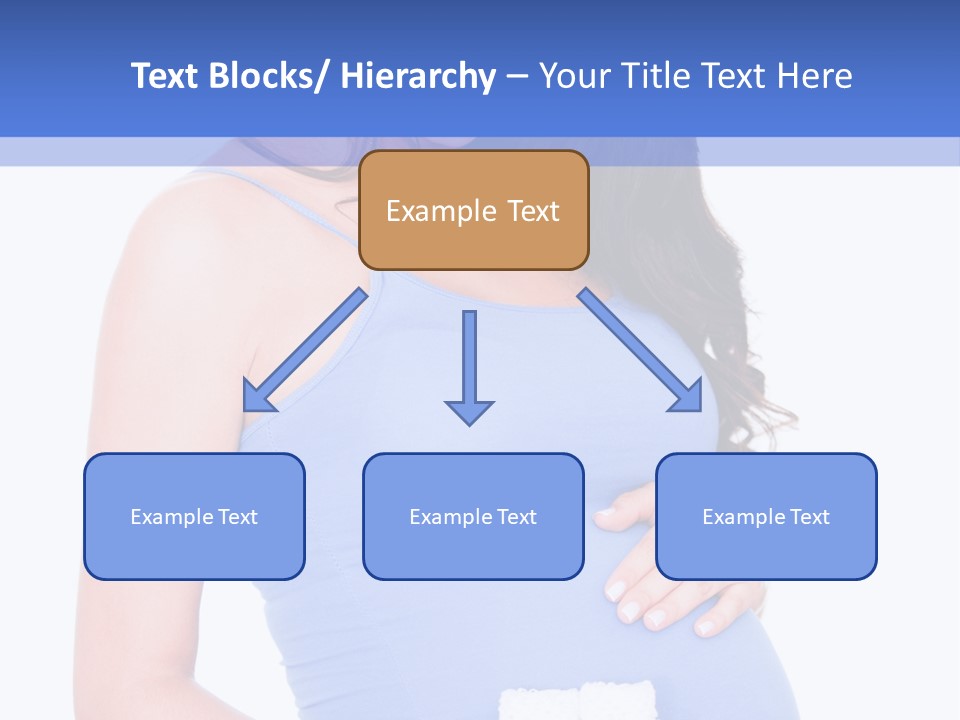 Shoes Holding Cute PowerPoint Template