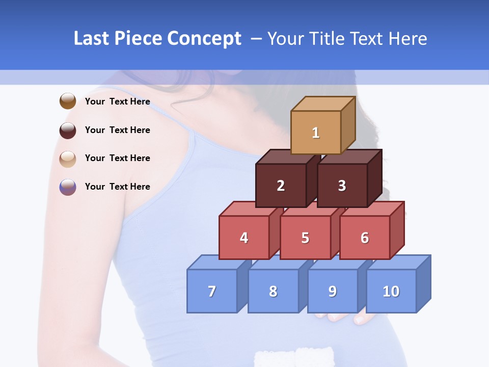 Shoes Holding Cute PowerPoint Template