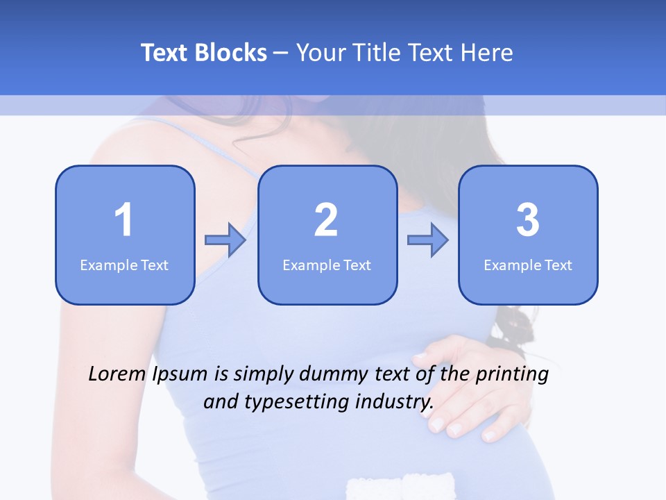 Shoes Holding Cute PowerPoint Template