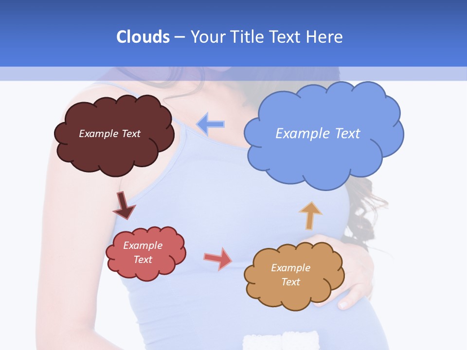 Shoes Holding Cute PowerPoint Template