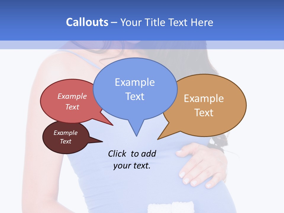 Shoes Holding Cute PowerPoint Template