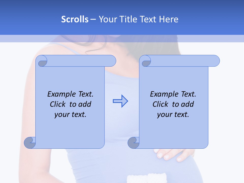Shoes Holding Cute PowerPoint Template