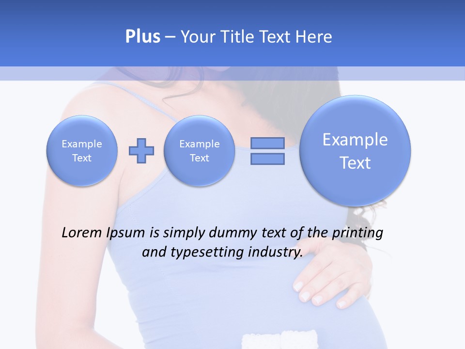 Shoes Holding Cute PowerPoint Template