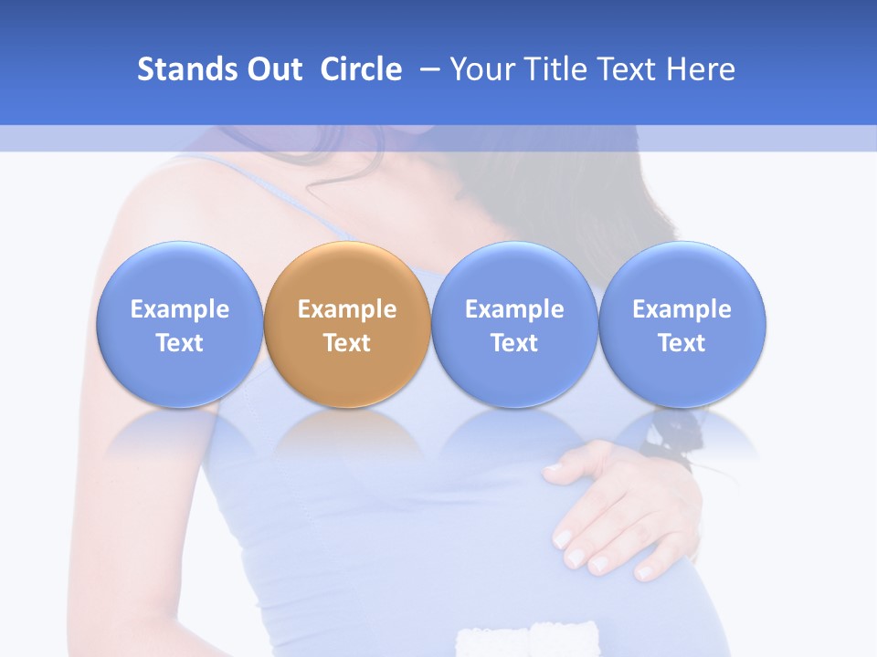 Shoes Holding Cute PowerPoint Template