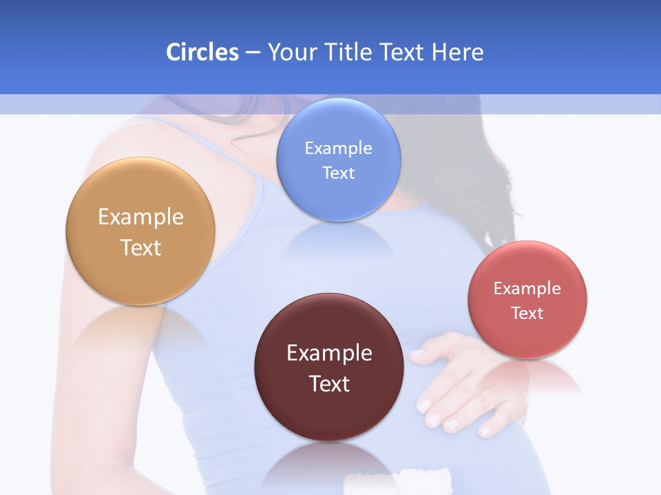 Shoes Holding Cute PowerPoint Template