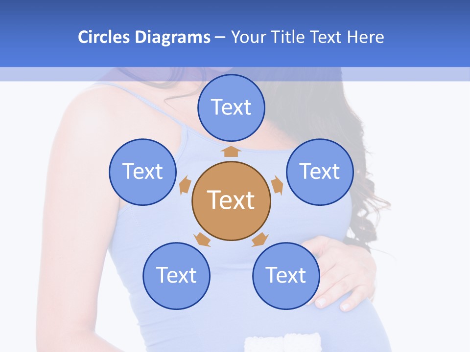 Shoes Holding Cute PowerPoint Template