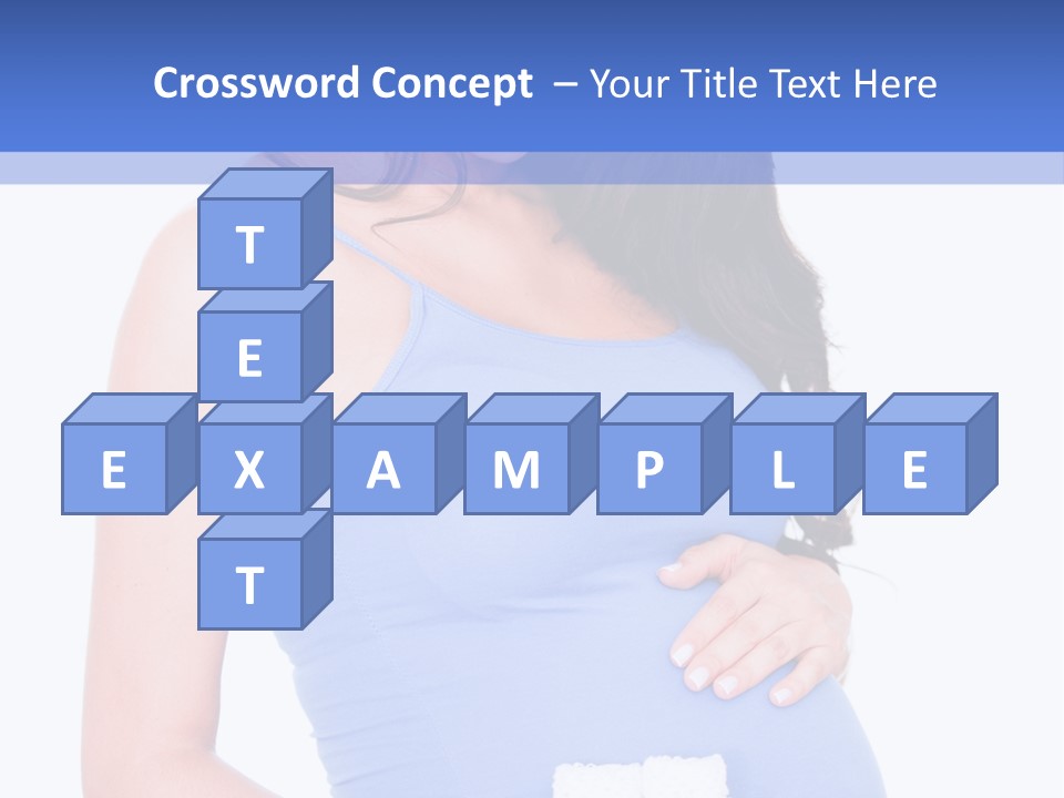 Shoes Holding Cute PowerPoint Template