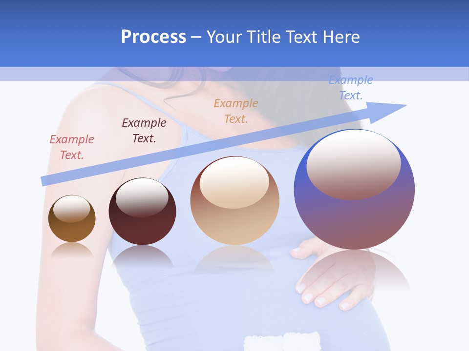 Shoes Holding Cute PowerPoint Template