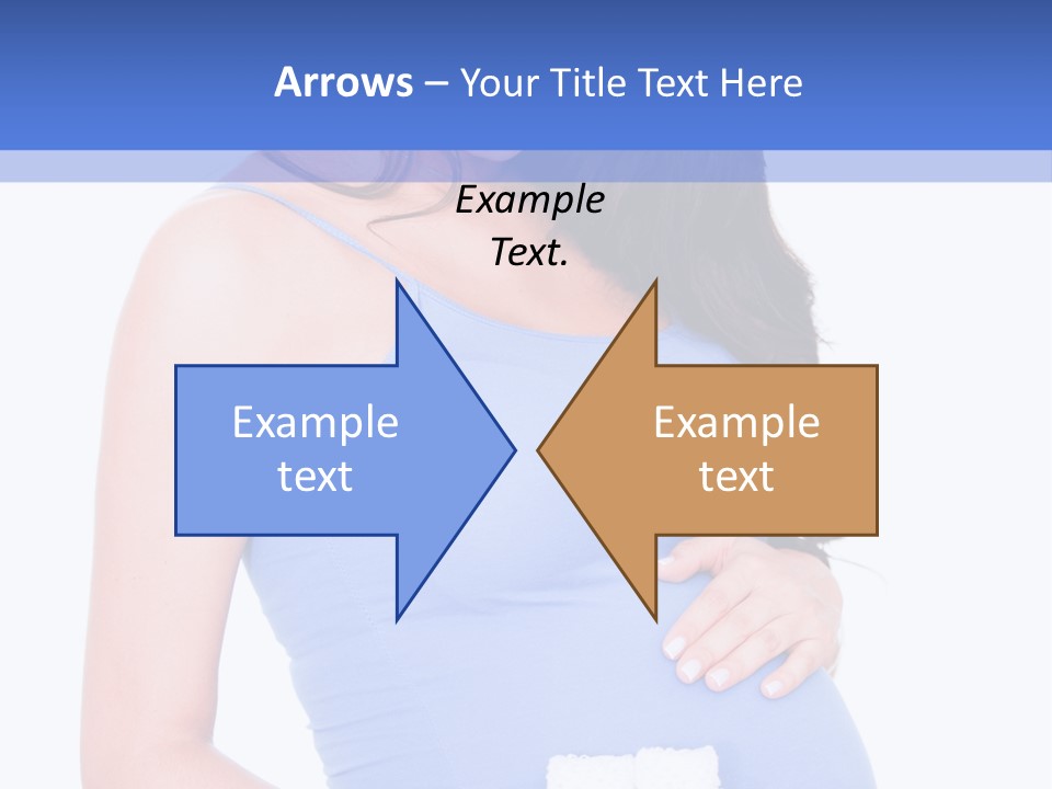 Shoes Holding Cute PowerPoint Template