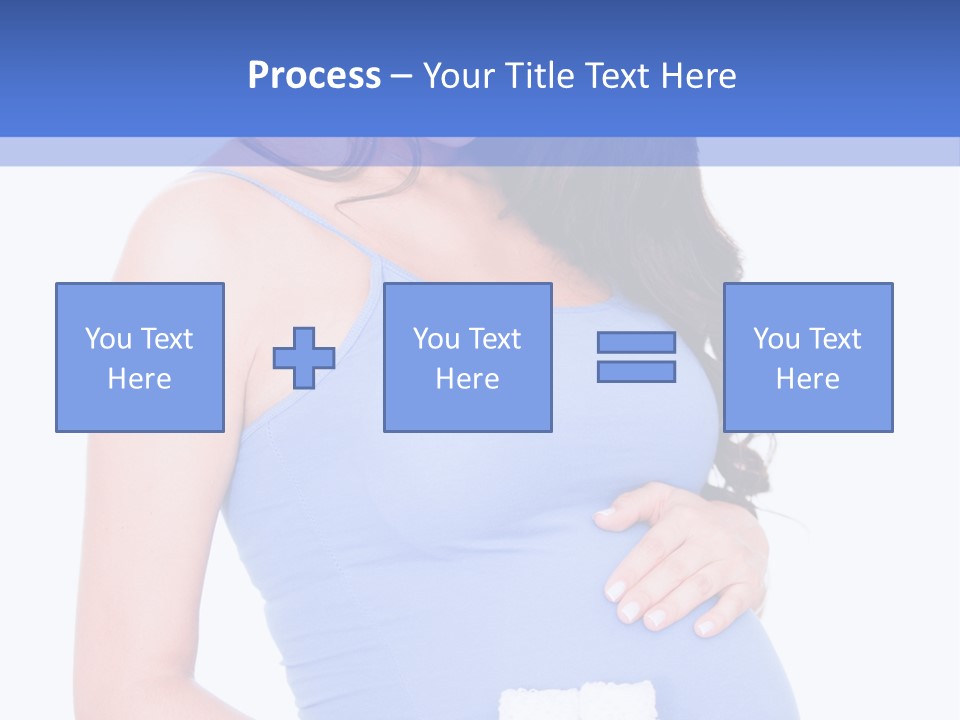 Shoes Holding Cute PowerPoint Template