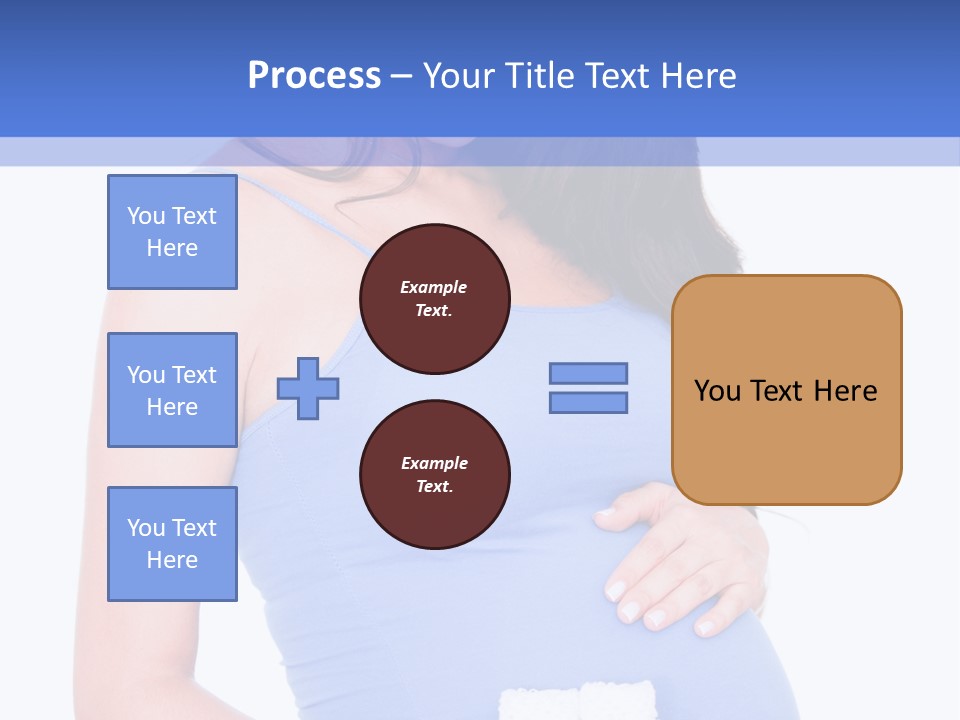 Shoes Holding Cute PowerPoint Template