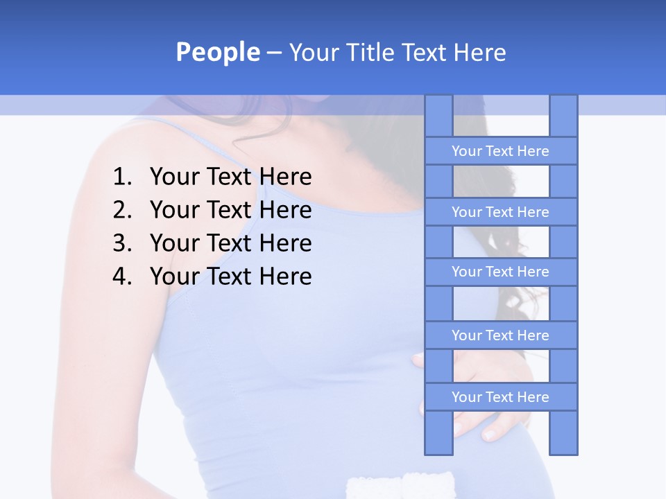 Shoes Holding Cute PowerPoint Template