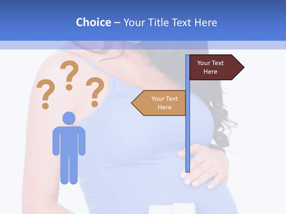 Shoes Holding Cute PowerPoint Template