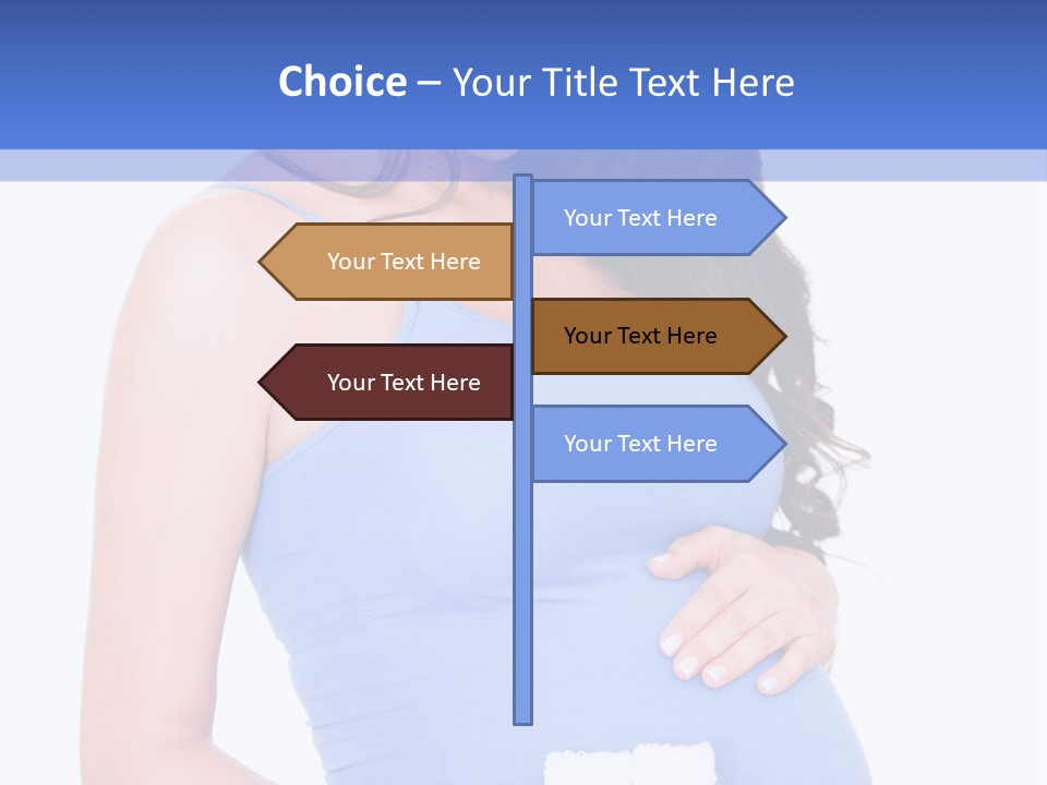 Shoes Holding Cute PowerPoint Template