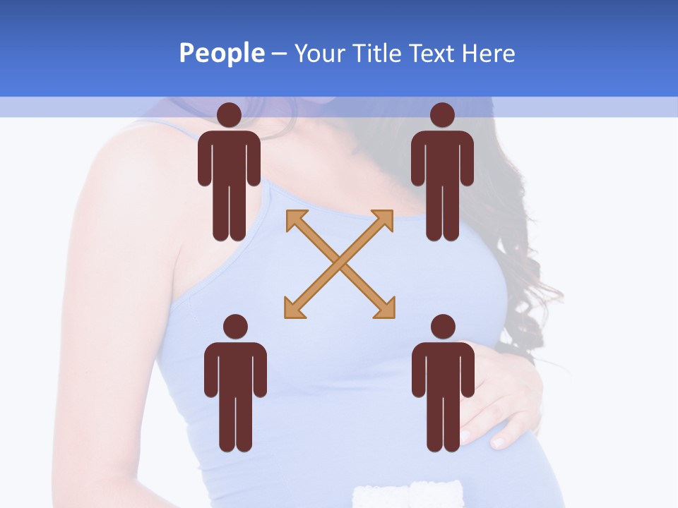 Shoes Holding Cute PowerPoint Template