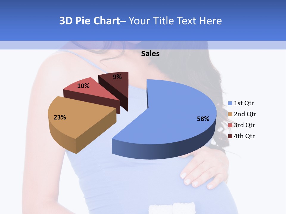 Shoes Holding Cute PowerPoint Template