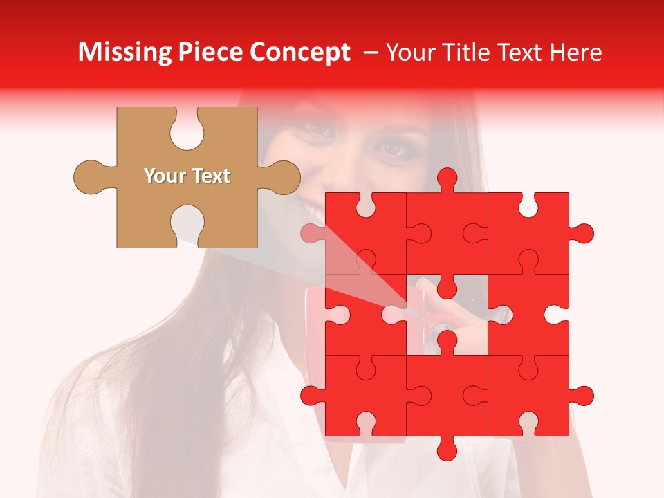 People Adorable Isolated PowerPoint Template