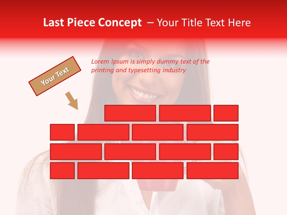 People Adorable Isolated PowerPoint Template